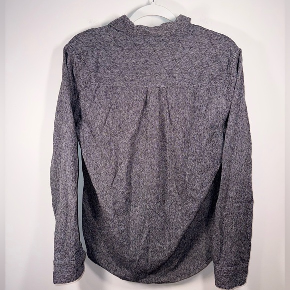 Krew Mens Charcoal Grey Button-Up Collared Long Sleeve Shirt size Small - Picture 14 of 16